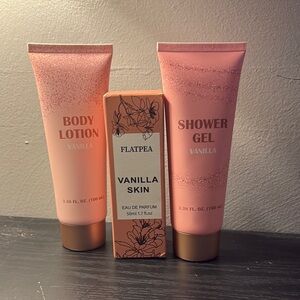 Vanilla Skin Bath & Body Set - Pink